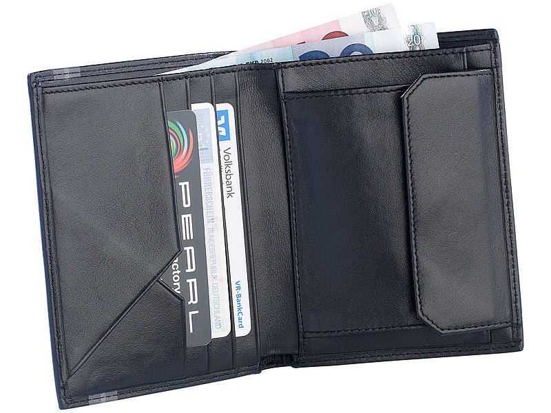 ; RFID-Etuits für Karten und Geldscheine 